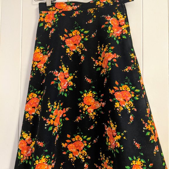 Vintage/ retro midi skirt - Picture 2 of 3